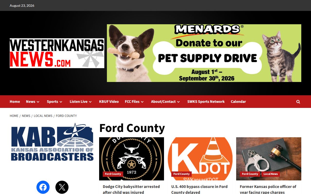 Western Kansas News Ford County crime news archive